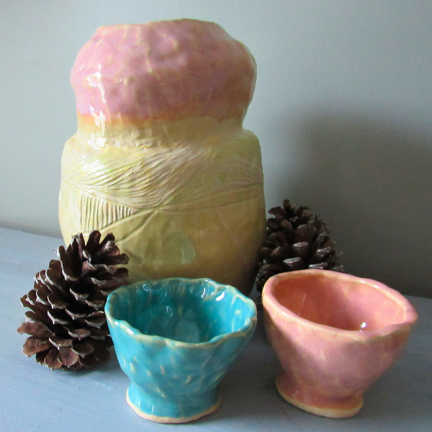 Ceramic Sipper Cup - Handmade Pottery Cup