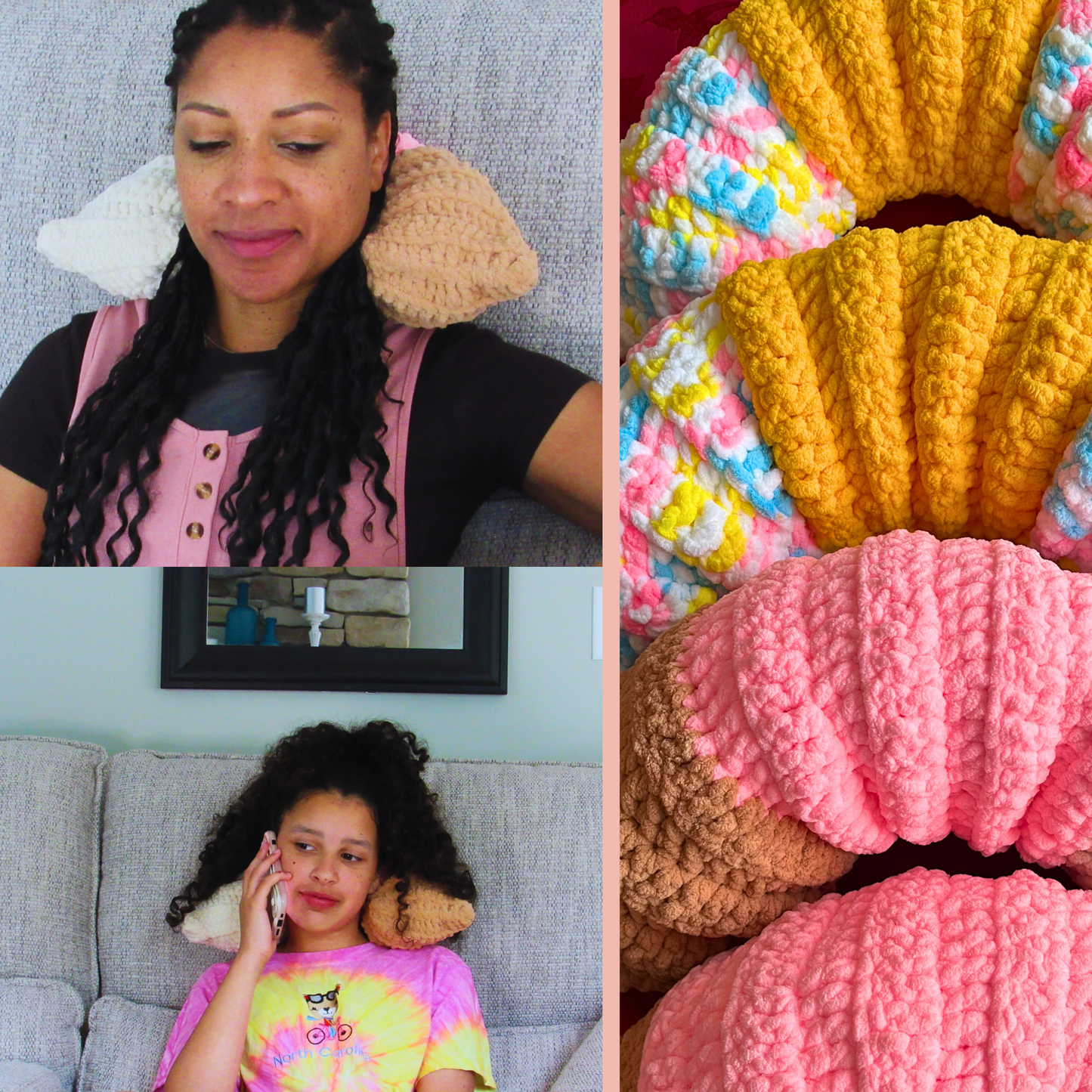 using the neck pillow at home