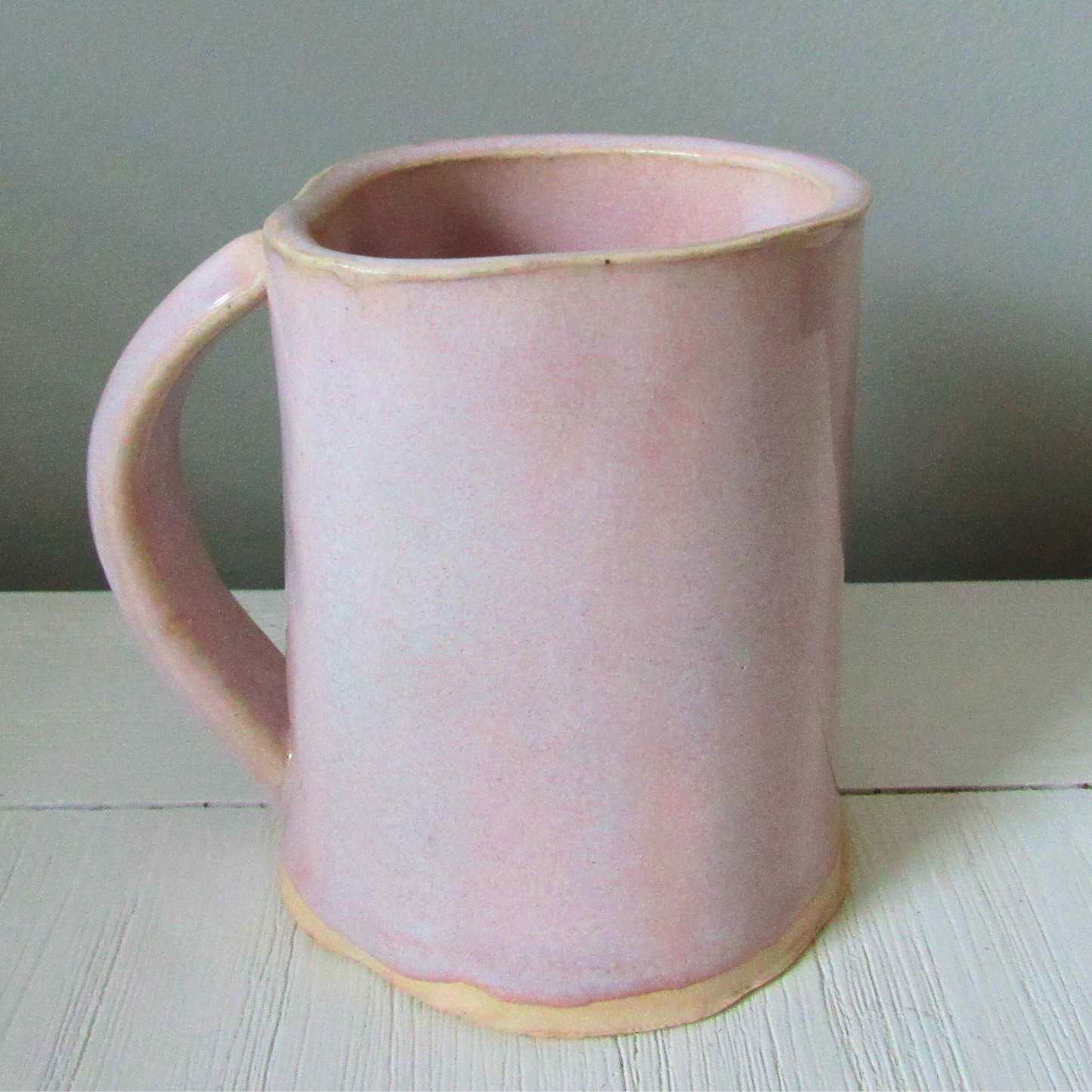 Blush Pink Mug - Handmade Pottery Mug