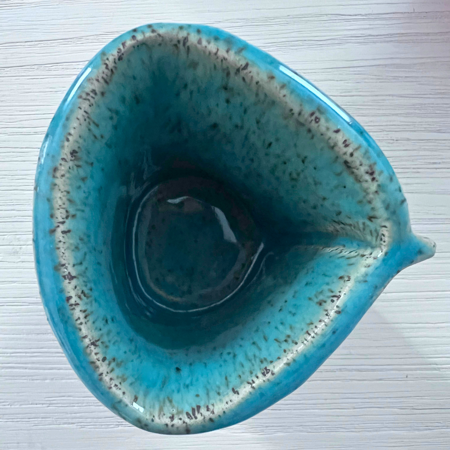 Turquoise Ceramic Pen Holder - Handmade Pottery