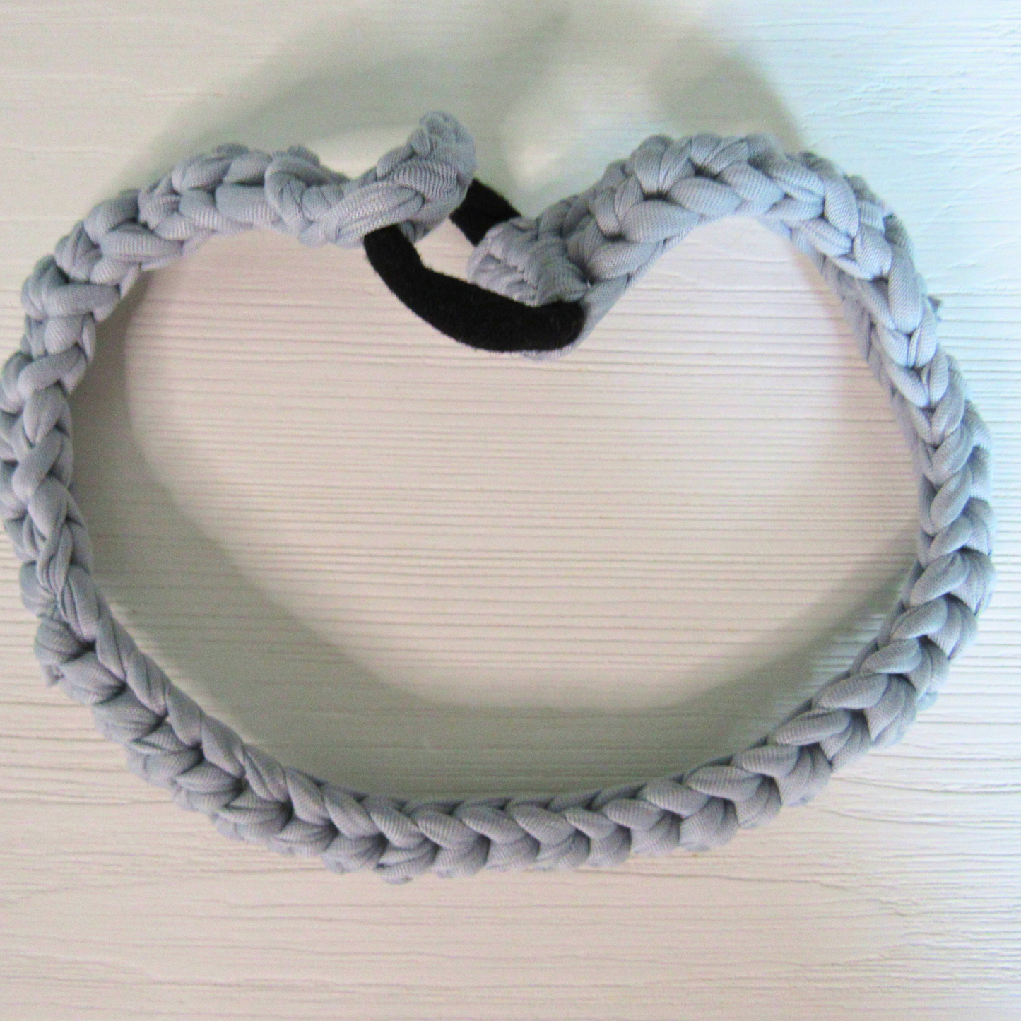 Woven Halo Headband in grey
