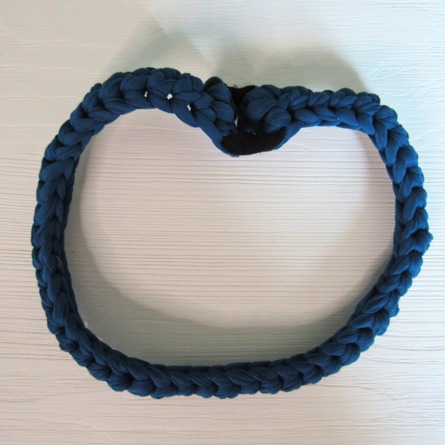 Woven Halo Headband in navy